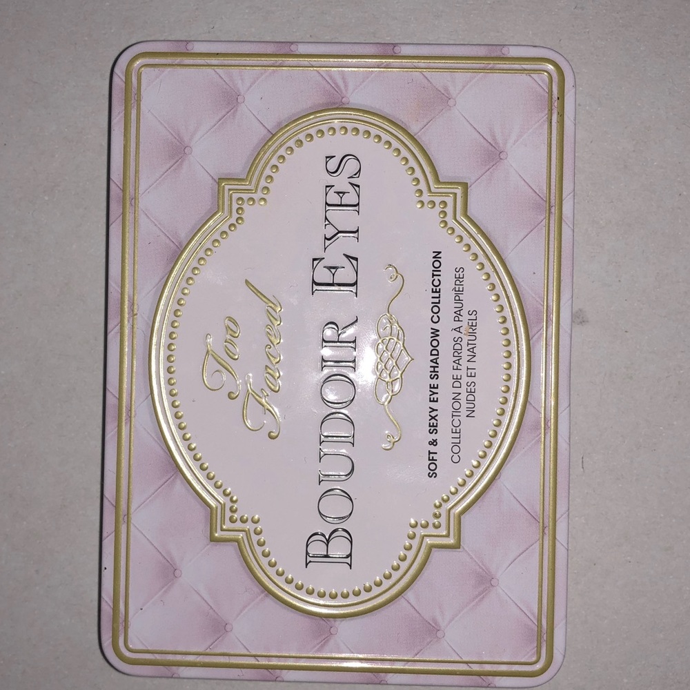 boudoir eyes too faced palette
